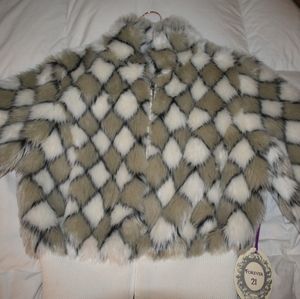 Forever 21 faux fur jacket